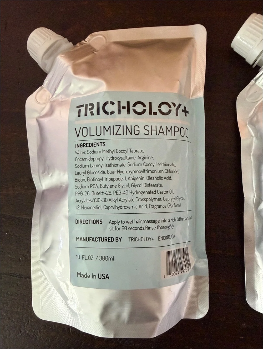 Tricholoy+ Volumizing Shampoo 10 FL OZ / 300ml - Made in USA- Lot of 4